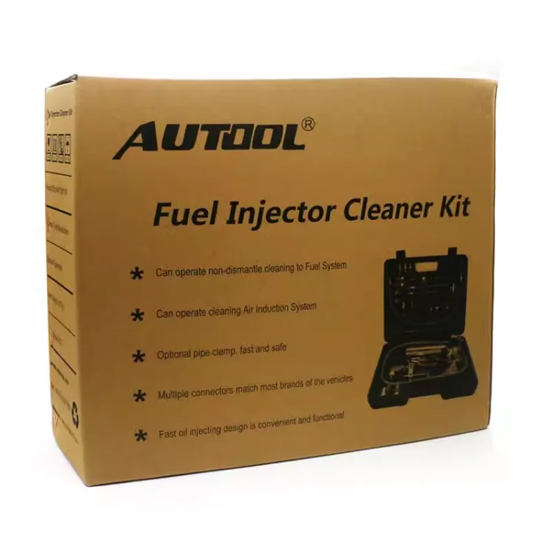 AUTOOL C100 Petrol Car Injector Cleaner Gasoline Auto Fuel Injector C100 Injector Cleaning Tool for Petrol Cars