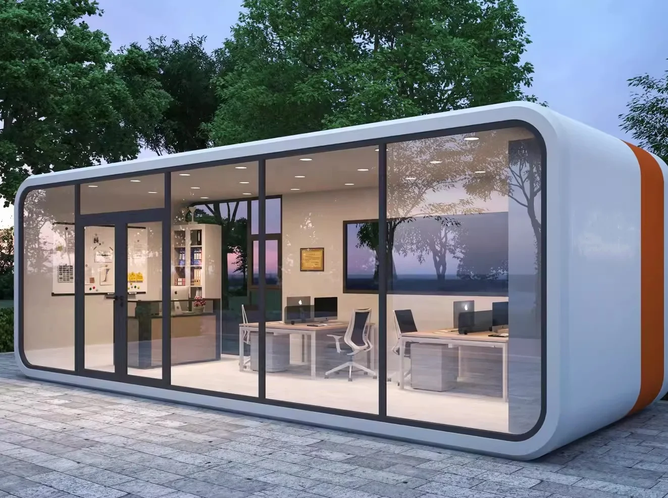 Индивидуальный Современный портативный мобильный отель капсула сборный Яблочный домик для уличной резиденции кемпинга