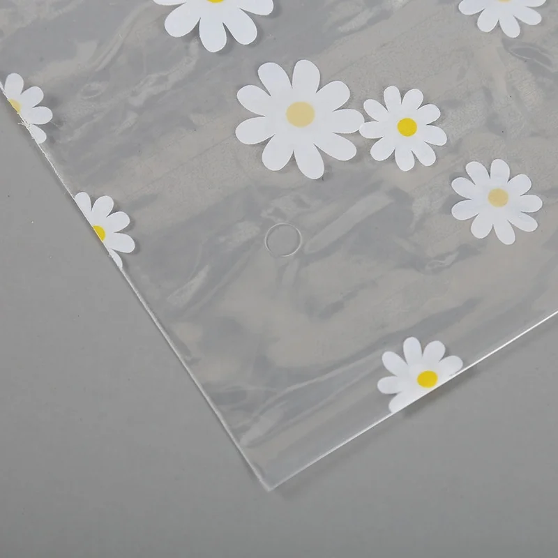 New zip lock EVA frosted/ clear packing bag for clothing tshirts daisy packaging bags