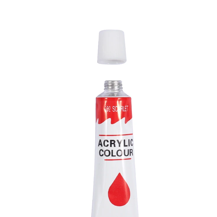 Foska Non-toxic Acrylic Paints Heavy-Body 0.41 Fl oz 12ML Tubes Rich Pigments Waterproof Widely Used Paint Kit