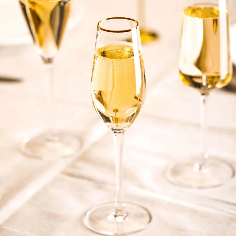 Wholesale Crystal Goblet Cups Wine glasses Champagne Flutes  Champagne Glasses  For Bar Wedding Party