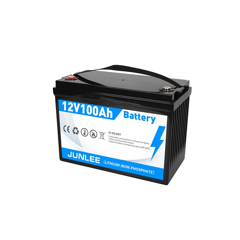 12V 100Ah Lithium LiFePO4 Deep Cycle Battery for Power Wheels Fish Finder and More Built-in BMS for boat trip