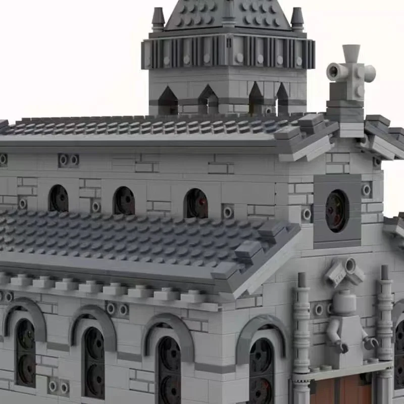 Bebrick MOC Building Series 33985 Medieval Church bricks model Modular Design building block for children Creative