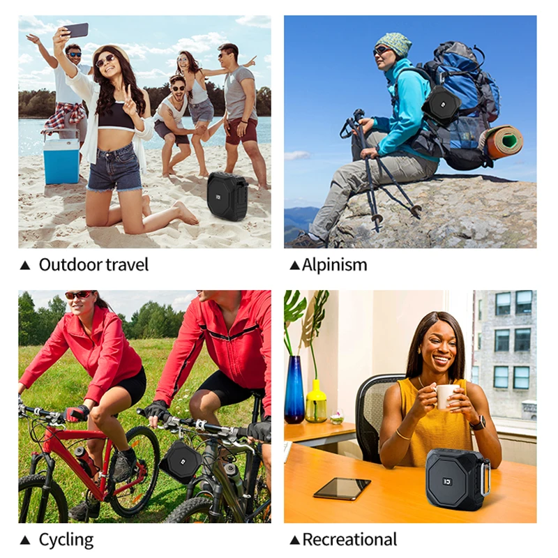 SHIDU Dropshipping Multifunction BT5.0 Support TF Car audio speaker IPX5 waterproof TWS best bluetooth wireless speakers outdoor