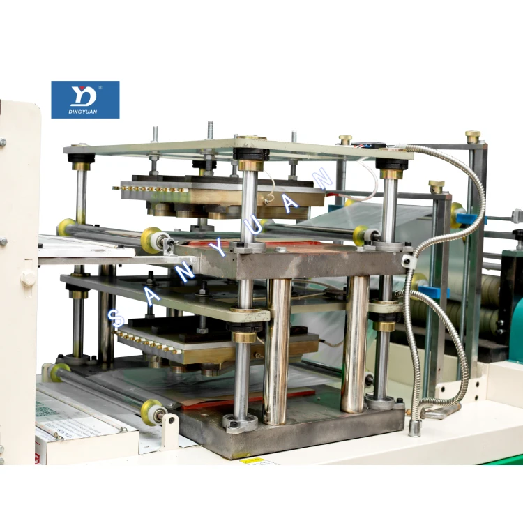 Sanyuan full automatic brand disposable plastic vest glove making machines