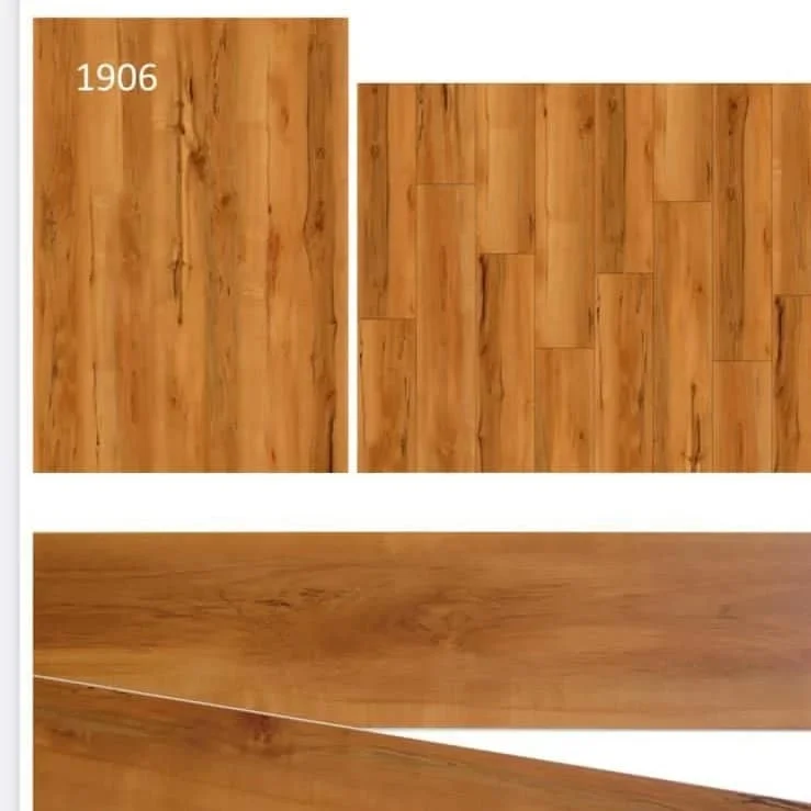 HDF MDF  white Sound Proof Underlay Laminated Floor Waterproof Easy Installation Laminate Flooring