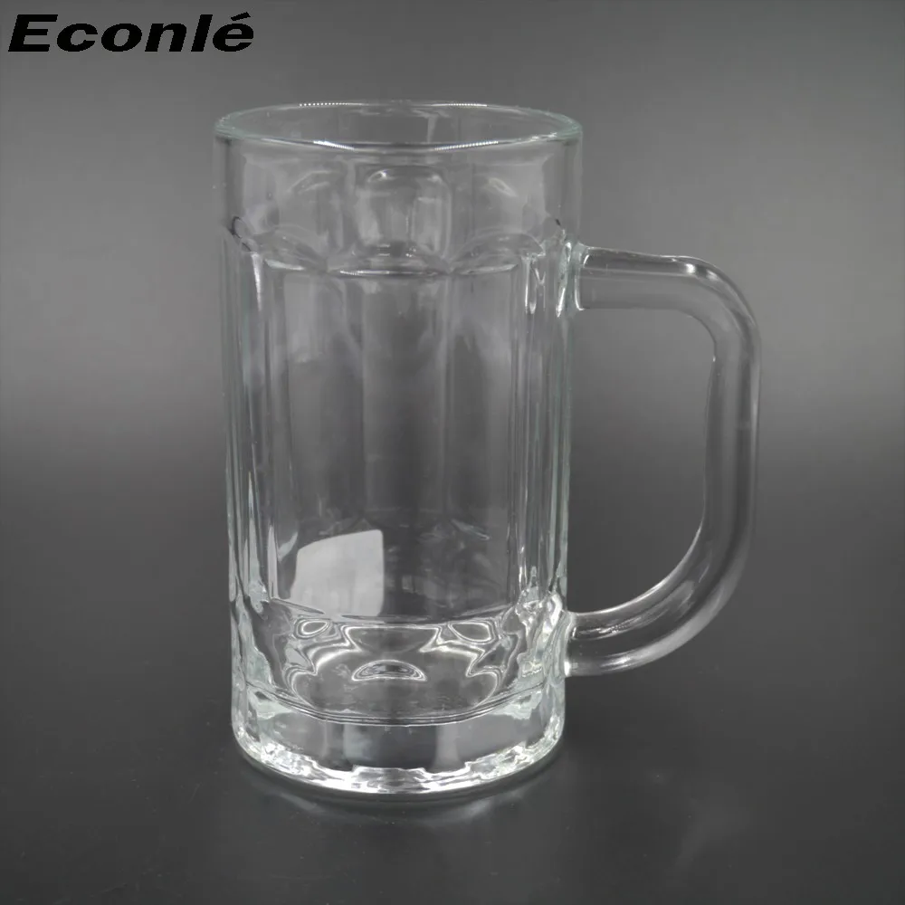 35CL 50CL пивной стакан с печатью логотипа и ручкой прозрачный Pilsner Lager Stein чашка для питья