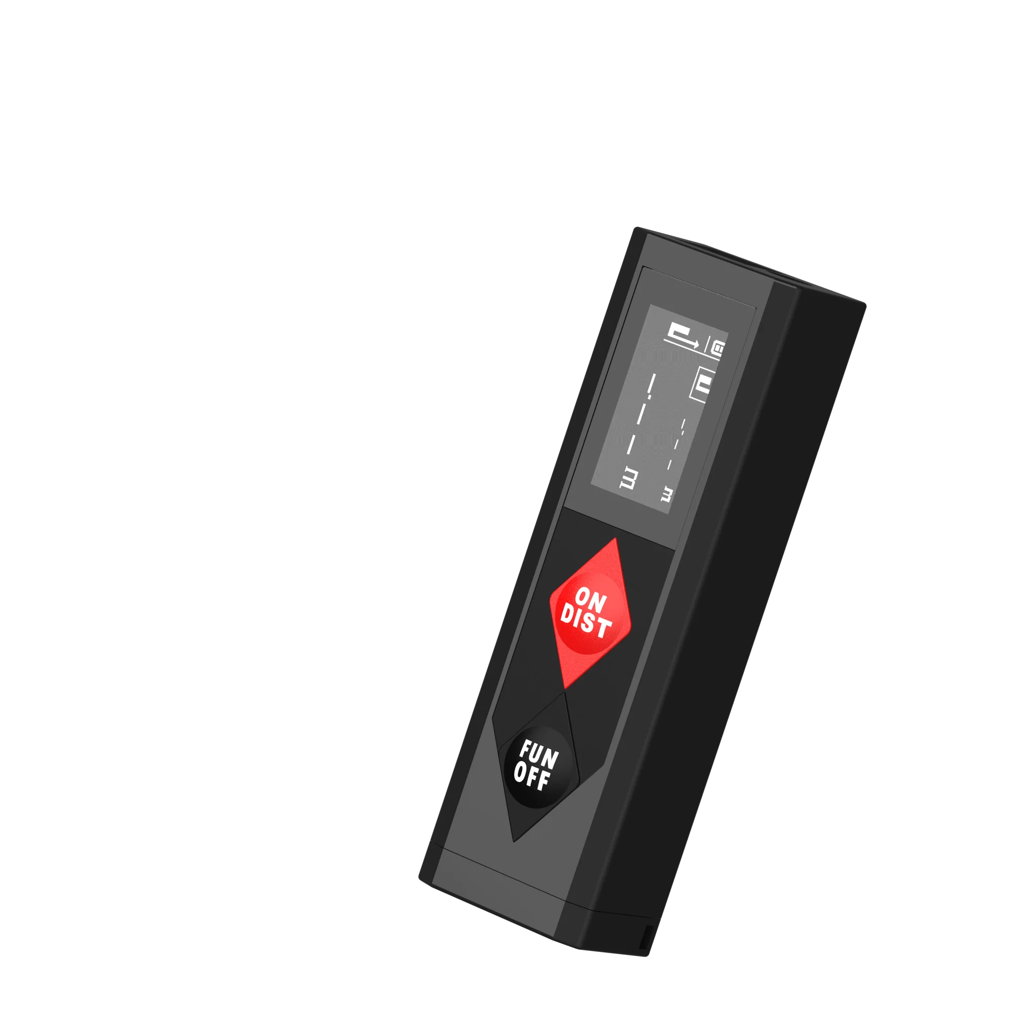 indoor M/In/Ft Unit switching laser distance meter Pythagorean Mode digital measuring tape laser distance meter Measure Dis