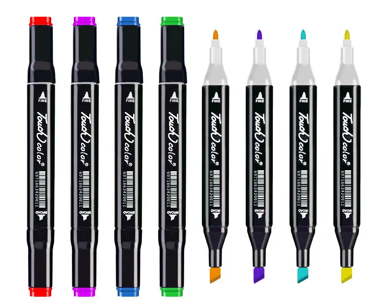 
New package Art Markers for Students Animation Cartoon Fashion design 30 40 60 80 168 204 colors set 