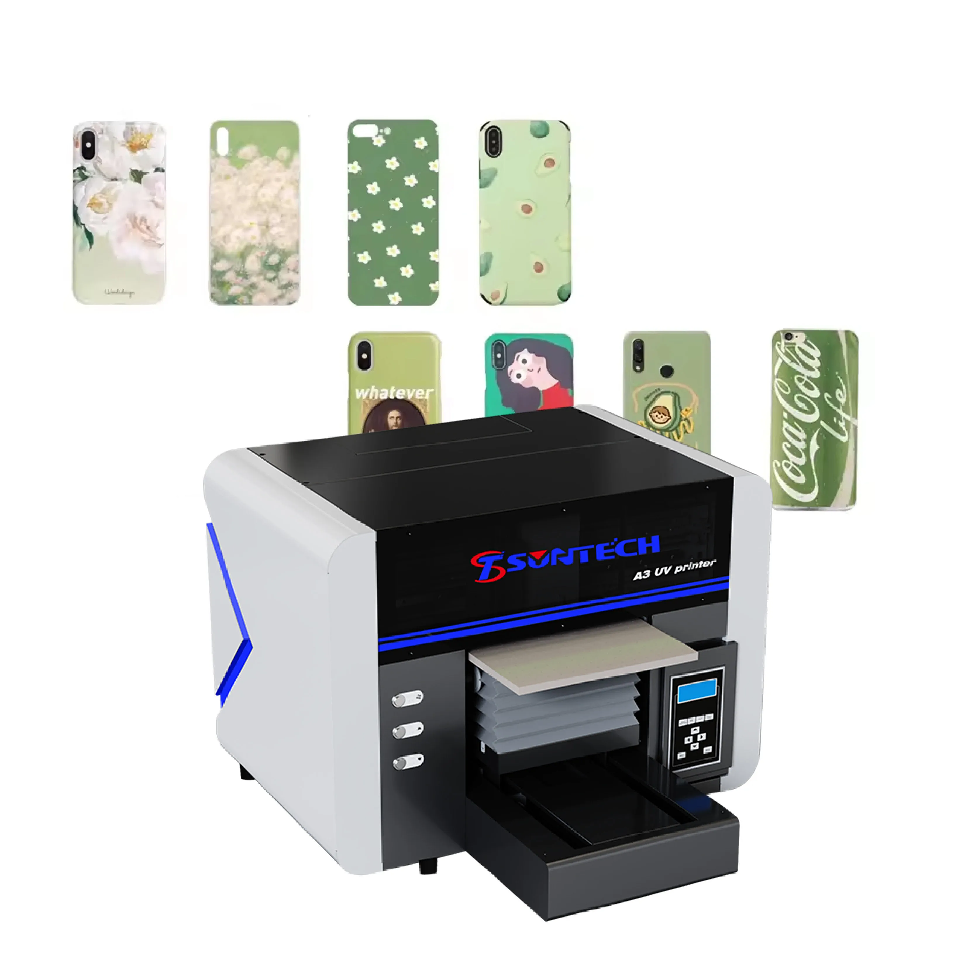 Manufacturer Direct Sales 3040cm A1 A3 UV Printer Mobile Phone Case Id Card Photo Digital Flatbed Printer Machine