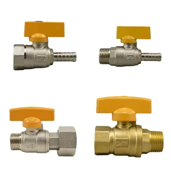 1/2 Inch Copper Material Thickened Outer Wire Natural Gas Special Ball Valve