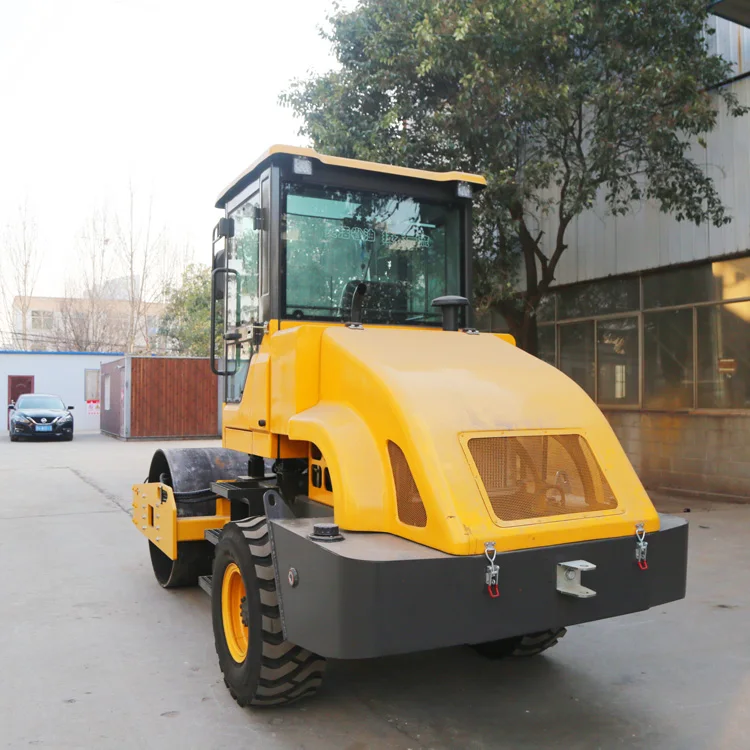 High Quality New Vibratory Road Roller Single Drum Road Roller Compactor With Roller Parts For Sale