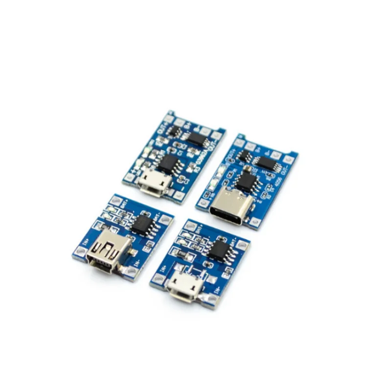 Micro USB 5V 1A 18650 TP4056 Lithium Battery Charger Module Charging Board With Protection Dual Functions 1A Li-ion