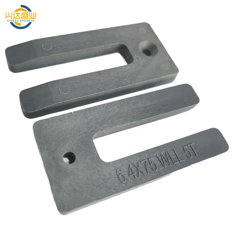3.2*75MM U Horse Shaped Shims H Type Plastic Packers Plastic Building Packer Window Packer For Window