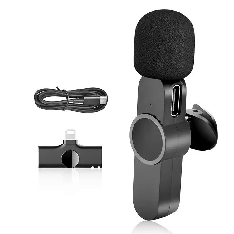 Conference call Wireless microphone for video recording for smart phone portable podcast with wireless
