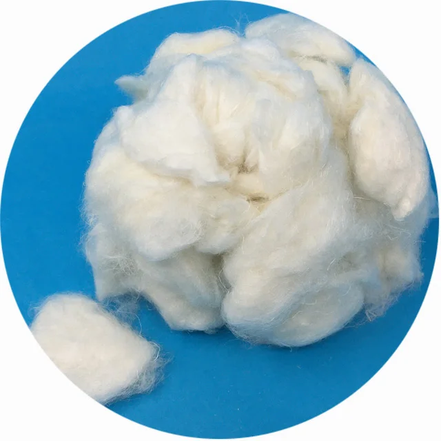 100% healthy 2800nm bleached hemp fiber natural spinning material