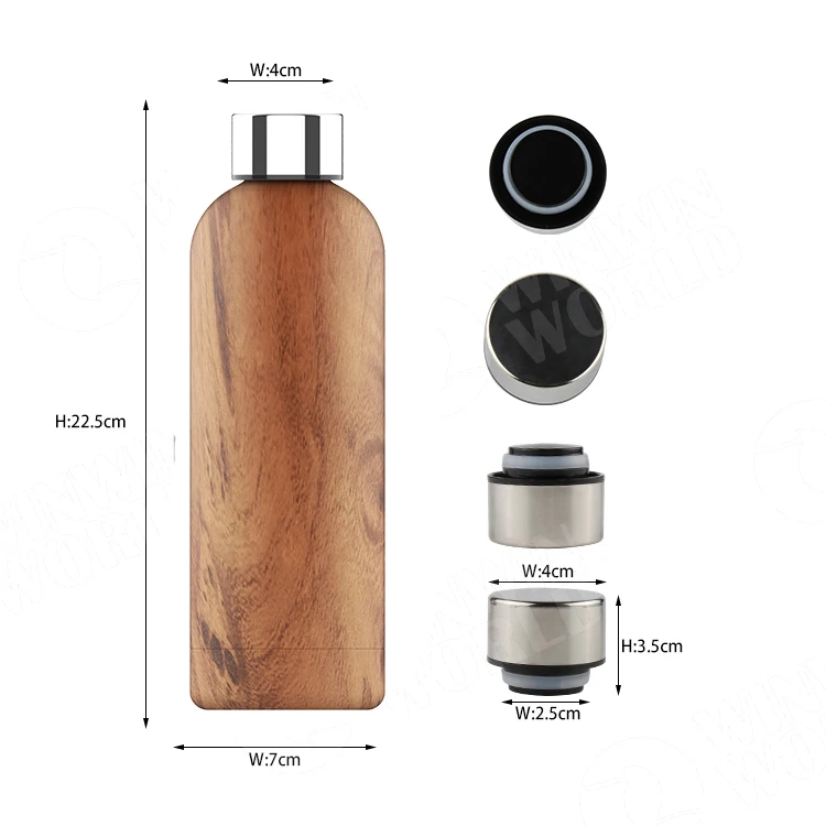
Amazon Hot Selling Thermos Water Bottle, 18/8 Food Grade Double Walled Vacuum Flask With Custom Logo 17oz 