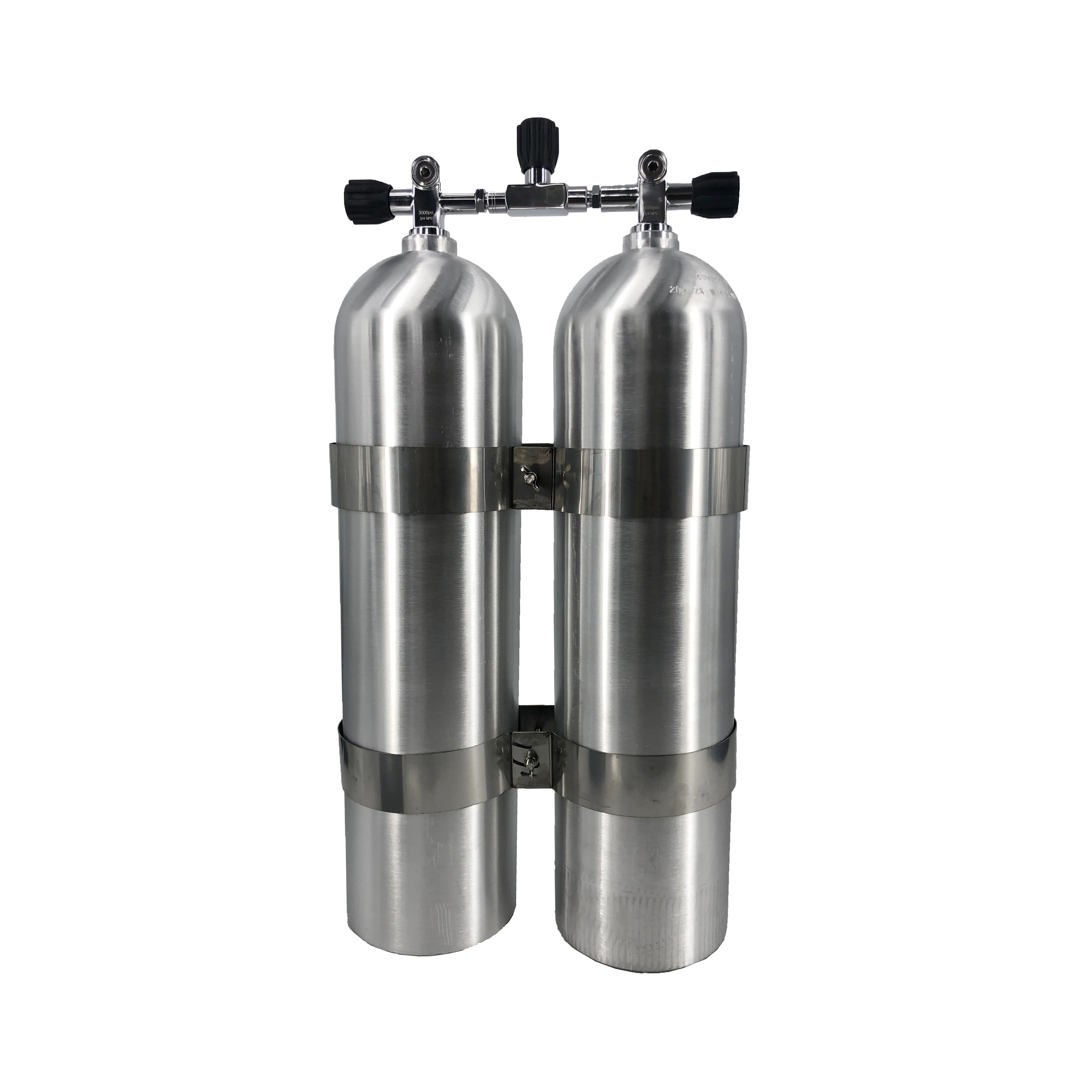 Aluminum alloy Tank with right hand tank valve for diving