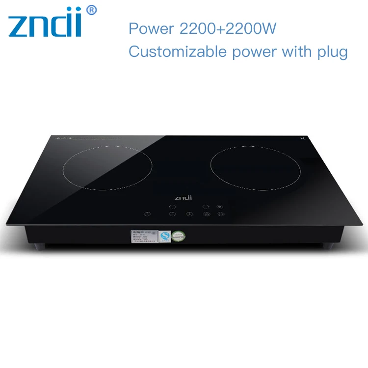 
High Quality Household Kitchen Appliances Double Head Cooktops Induction Cooker 