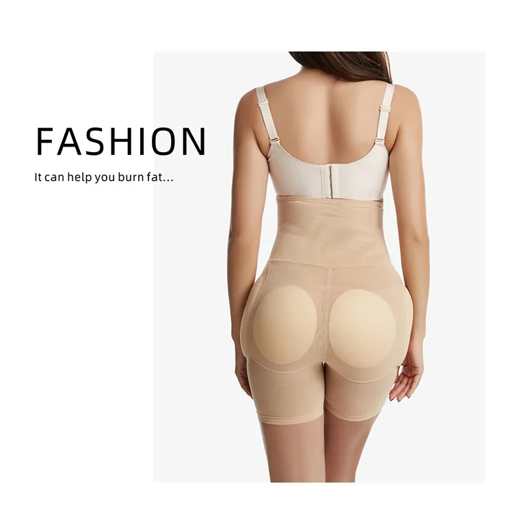 Custom Butt Lifting Waist Trainer Body Shaper Shapewear Fajas Tummy Tucker Thigh Trimmer Leg Shaper Girdles Butt Pad Hip Panties