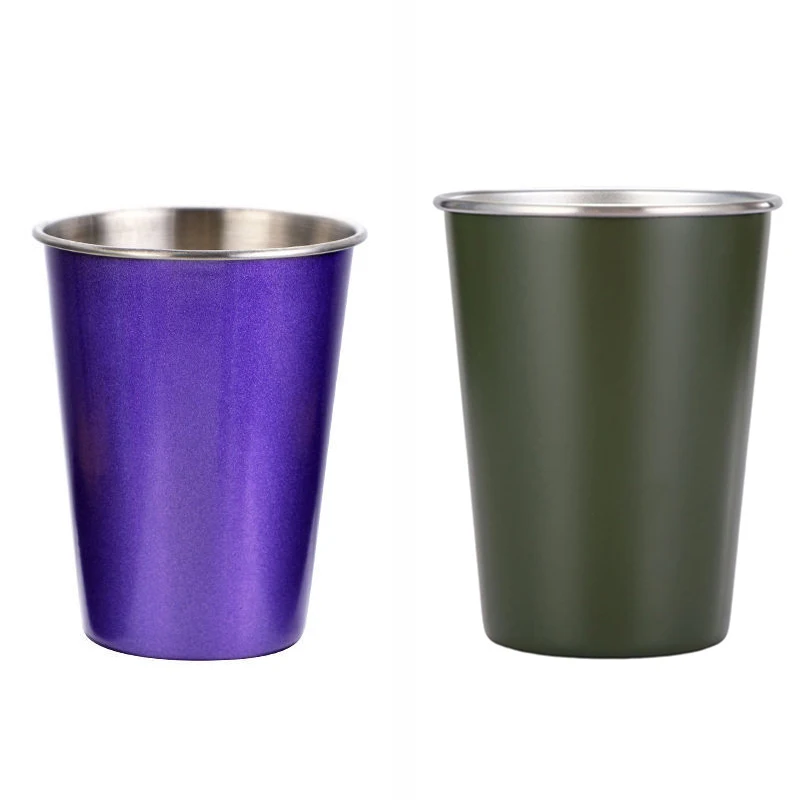 Pint Mug Color Change 600ml Party World Cups Beach Reusable Metal Aluminium Custom Beer Cup Advertising Shot cup 400ml 500ml 600