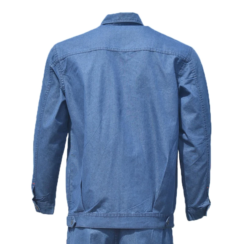 Factory supply fashion workwear customized Denim working clothes repair work uniform