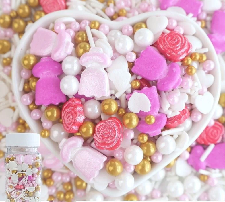 hot selling cute beauty edible 500 g/bottle cake decorations Donut Dessert Baking decorations sugar sprinkles