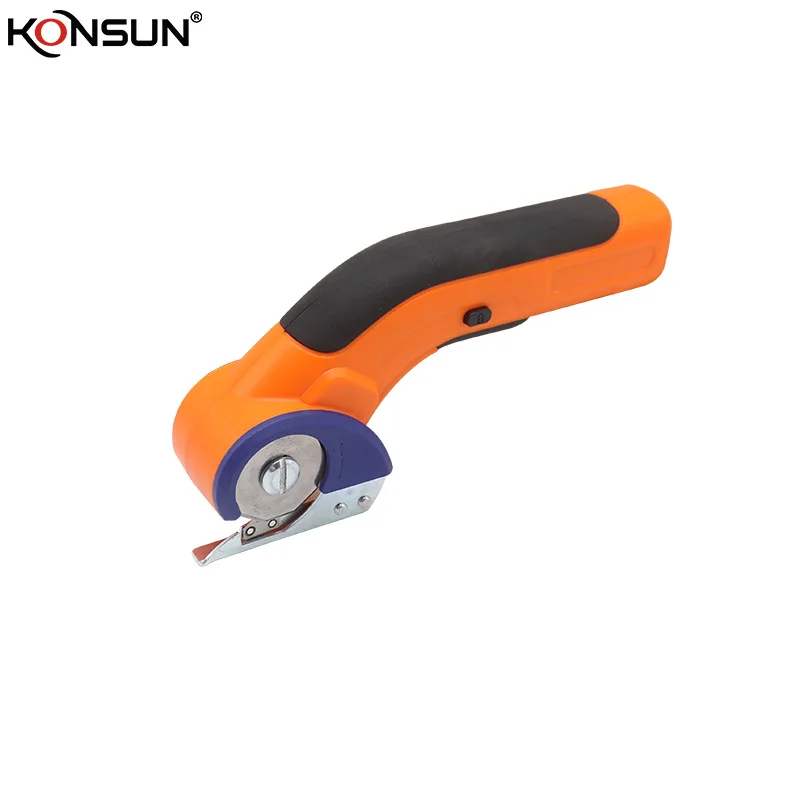 KONSUN Lithium battery scissors Electric carpet scissors cordless Leather clothing materials plastic scissors power tools