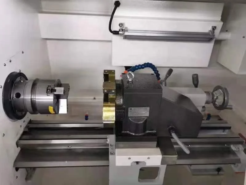 CNC280 горизонтальный плоский токарный станок с ЧПУ маленький металлический обычный автоматический мини