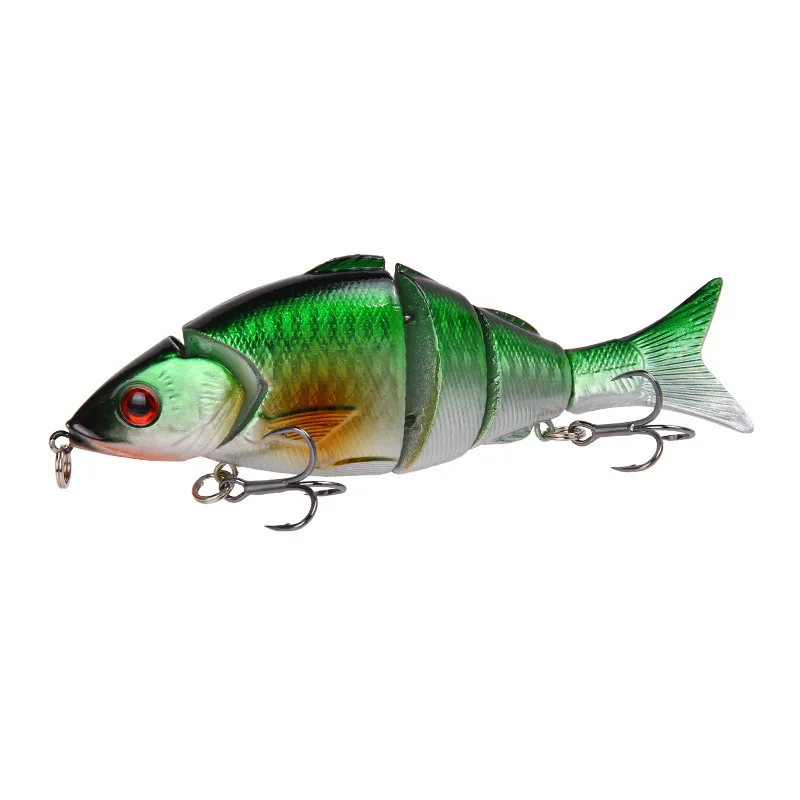 KEWOTE segmented fish 12.5cm 21g deep diving minnow multi- jointed fishing lure multi jointed lure