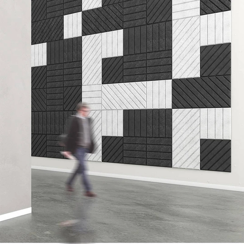 Hot Sale EN ISO 11654 100% Polyester Fiber Acoustic Panel KTV