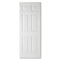 American market interior wooden 3mm HDF Moulded 36 X 80 white primed doors for bedroom