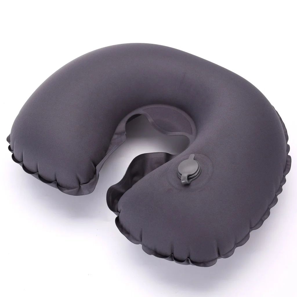 Air Inflatable Traveling Comfortable Travel Pillow Neck Pillow Airplane for Sleeping Travel OEM Memory Foam Pillow