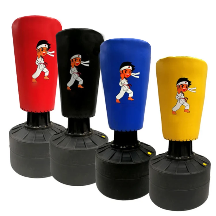 Free Standing Kick Boxing Punching Sand Bag with Water Filling Made of PU Gym Equipment
