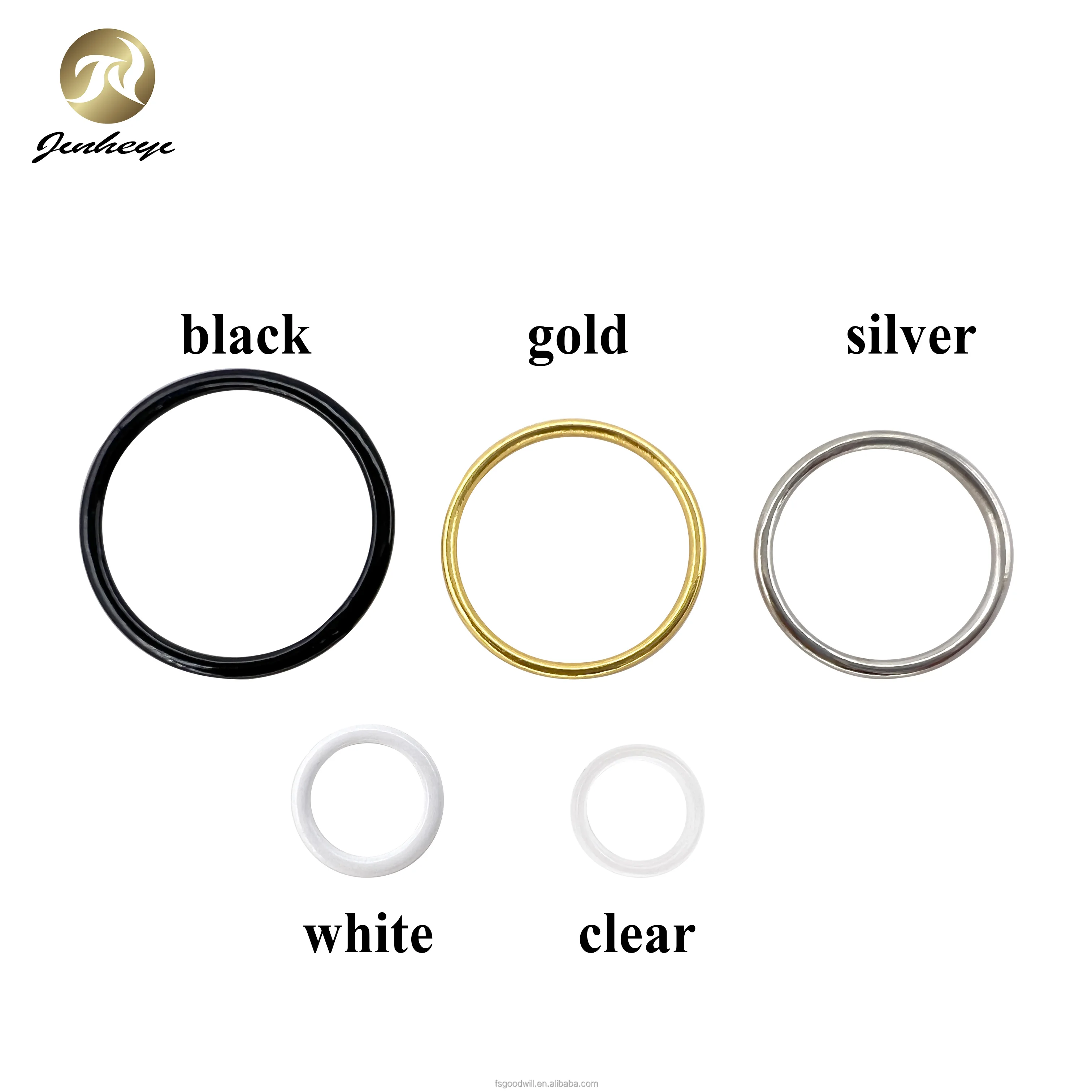 All Size Bikini Underwear Accessories O Ring Different Color Material Gold Silver Black White Clear O Ring For Bar