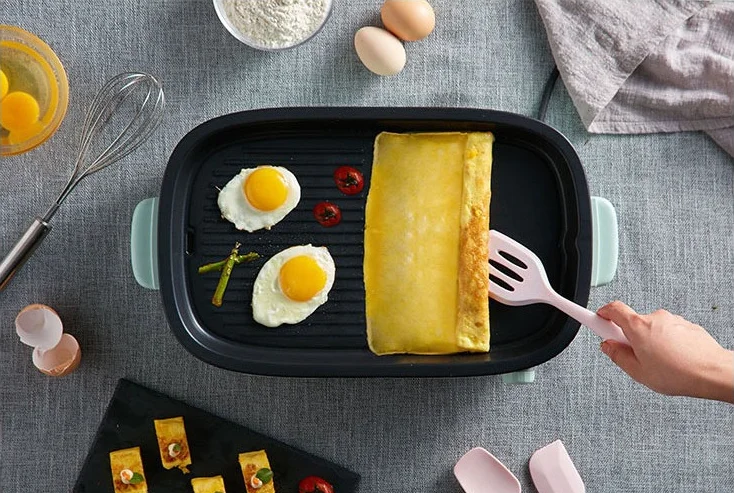 Бытовая многофункциональная электрическая антипригарная сковорода, электрическая сковорода для выпечки для вечеринки