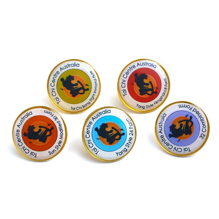 Custom metal logo free sample metal lapel pin design no mold metal badge lapel pin