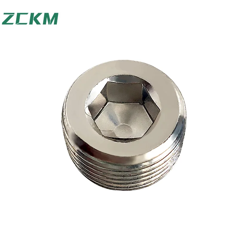 Pneumatic Pipe Connectors Plug High Quality Inner Hexagonal Brass Oil Metal Plug BD-01/02/03/04 1/8 1/4 3/8 1/2 Square Flexible