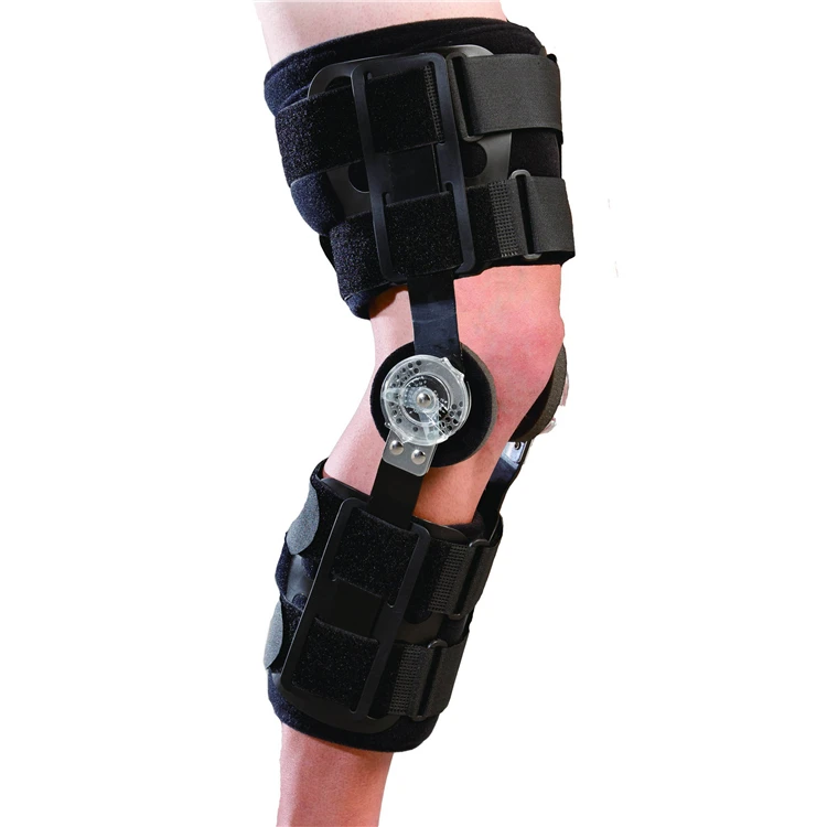 OL-KN091 Adjustable Rom Control Knee Brace With Dial Locking Hinge