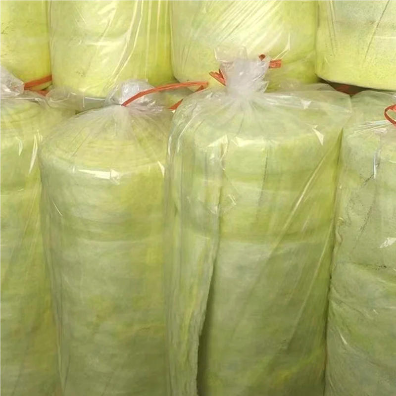 Thermal insulation and fireproof material building insulation fiber glass wool blanket for roof insulation