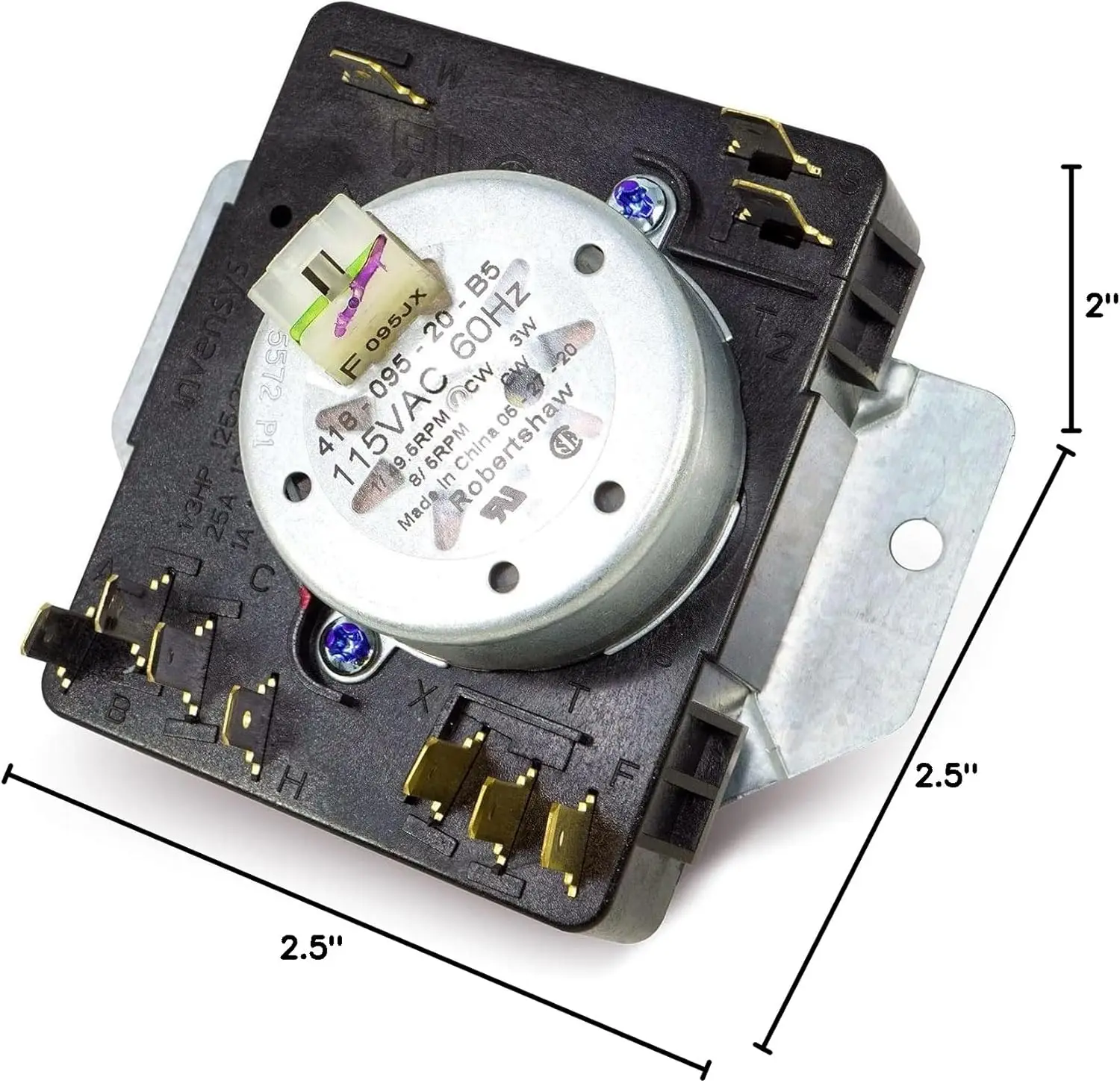 W10185992 115V10PIN Dryer Timer Clothes Dryer Parts