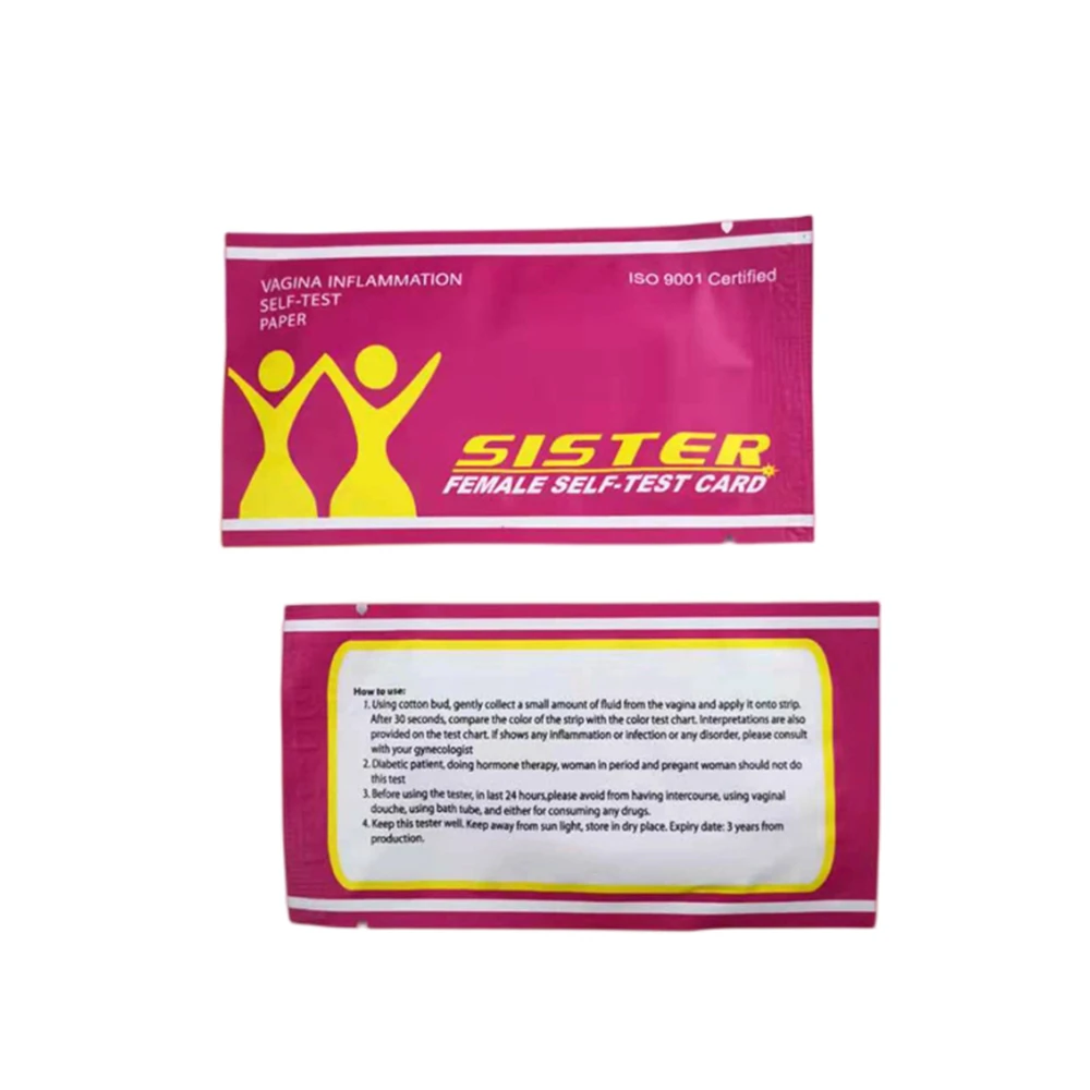 Hot Sale Women Vaginal PH Bacterial Vaginal Test Card
