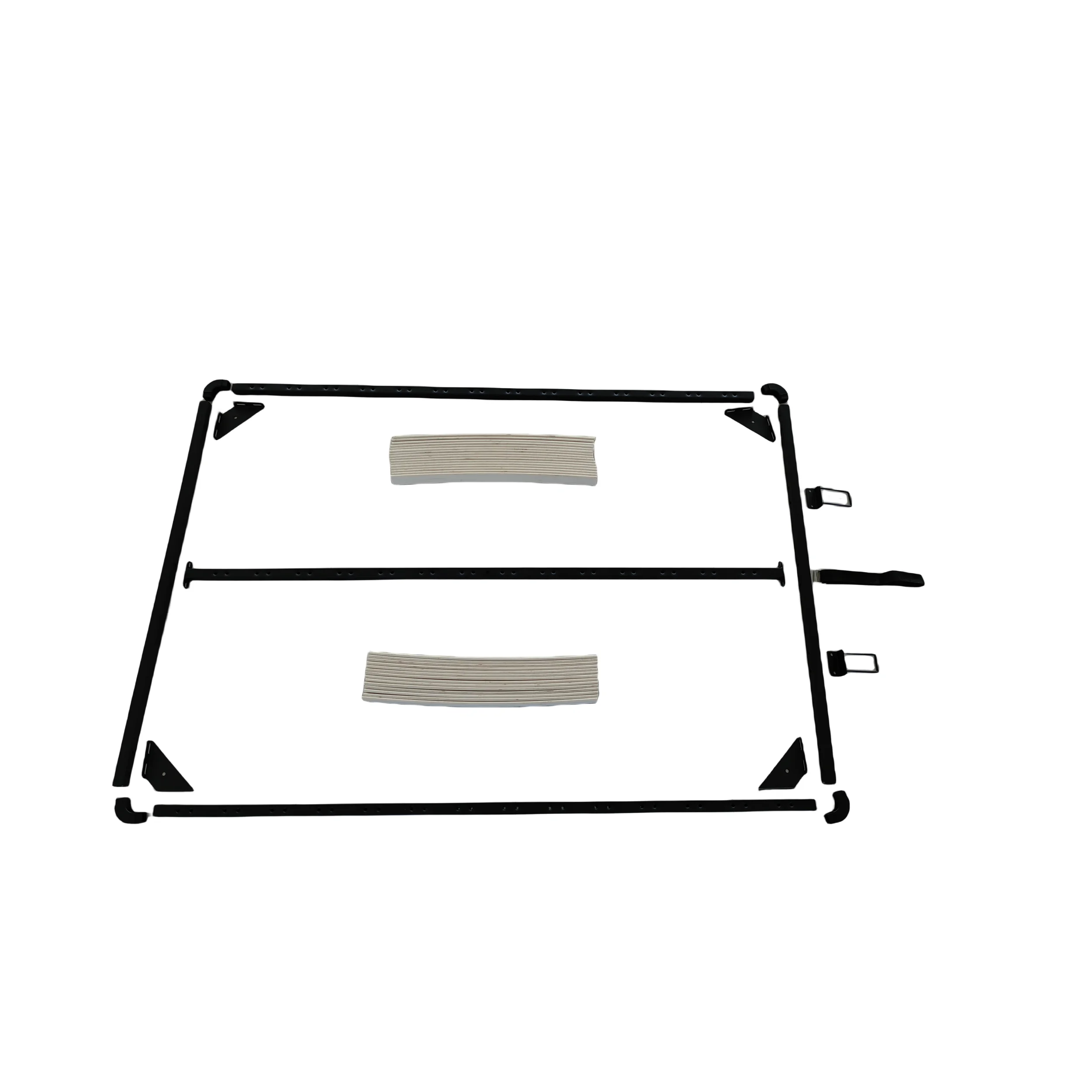 wholesale modern  metal adjustable   bed frames full queen king  folding knock down frame bed base  in china