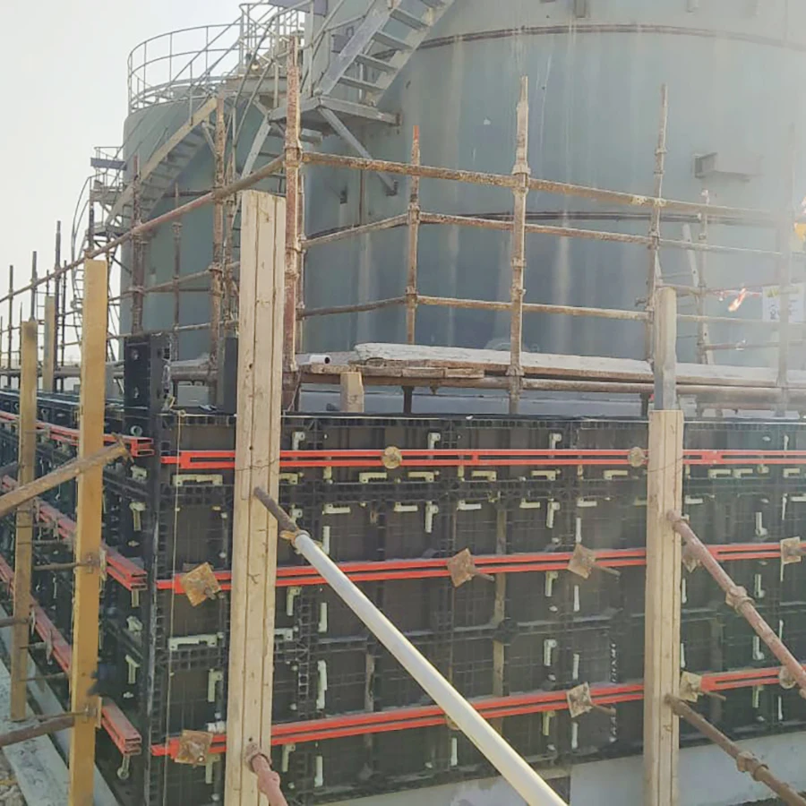 Reused ABS Plastic Formwork Panels for Concrete Column and Pillers