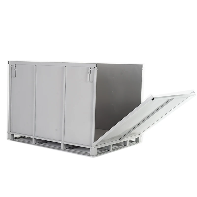Customized Large Load Metal Pallet Box Stackable Steel Box Pallet Steel Pallet Box