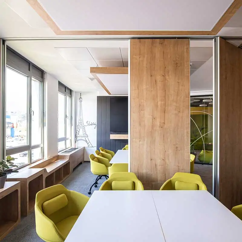 Easy factory Office partition wall aluminum DIY moveable partition for muti-function meeting room