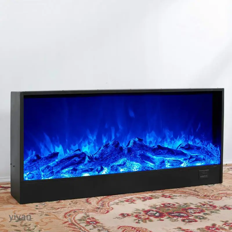 
Custom-made European-style fireplace simulation flame decoration heating embedded electronic fireplace core 