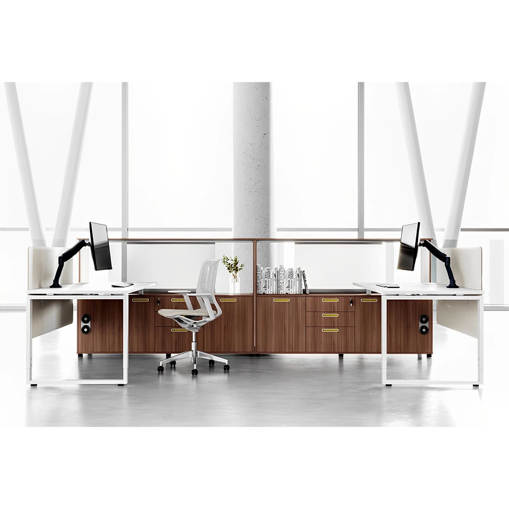 Morden working office cabicles workstation стол дизайн частные кабинки офисный с перегородкой