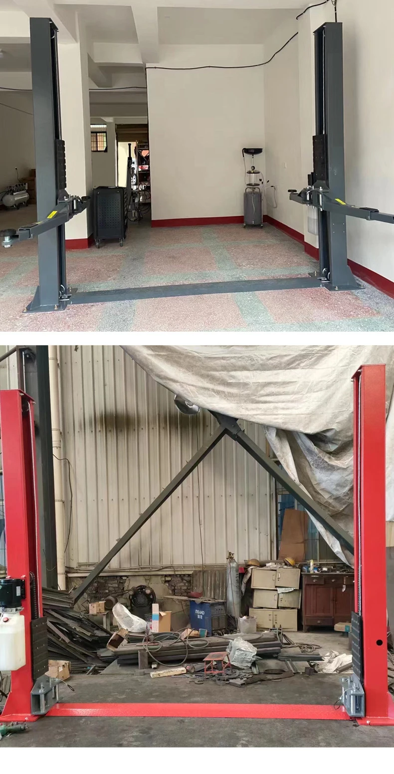 Fostar ODM Professional Hydraulic Automobile Vehicle Elevator Double Cylinder Gantry Car Lifting 2 Post Car Lift