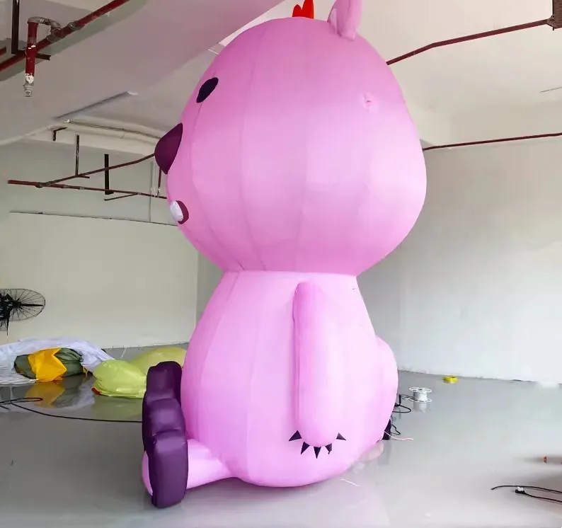 Pink Loopy Cartoon Inflatable Doll Customized Inflatable Pink Beaver Advertisement Outdoor Inflatable Model Decoration For Sale